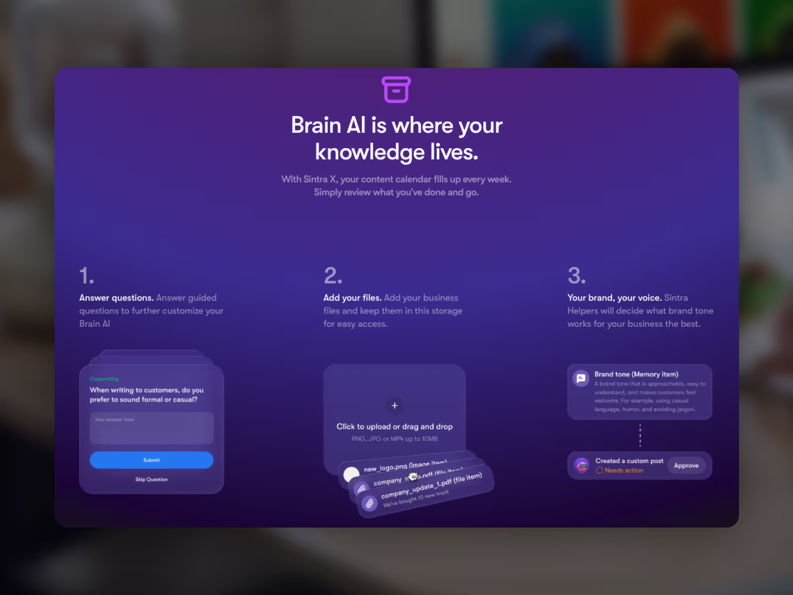 SINTRA.AI プロジェクトのスクリーンショット 4
